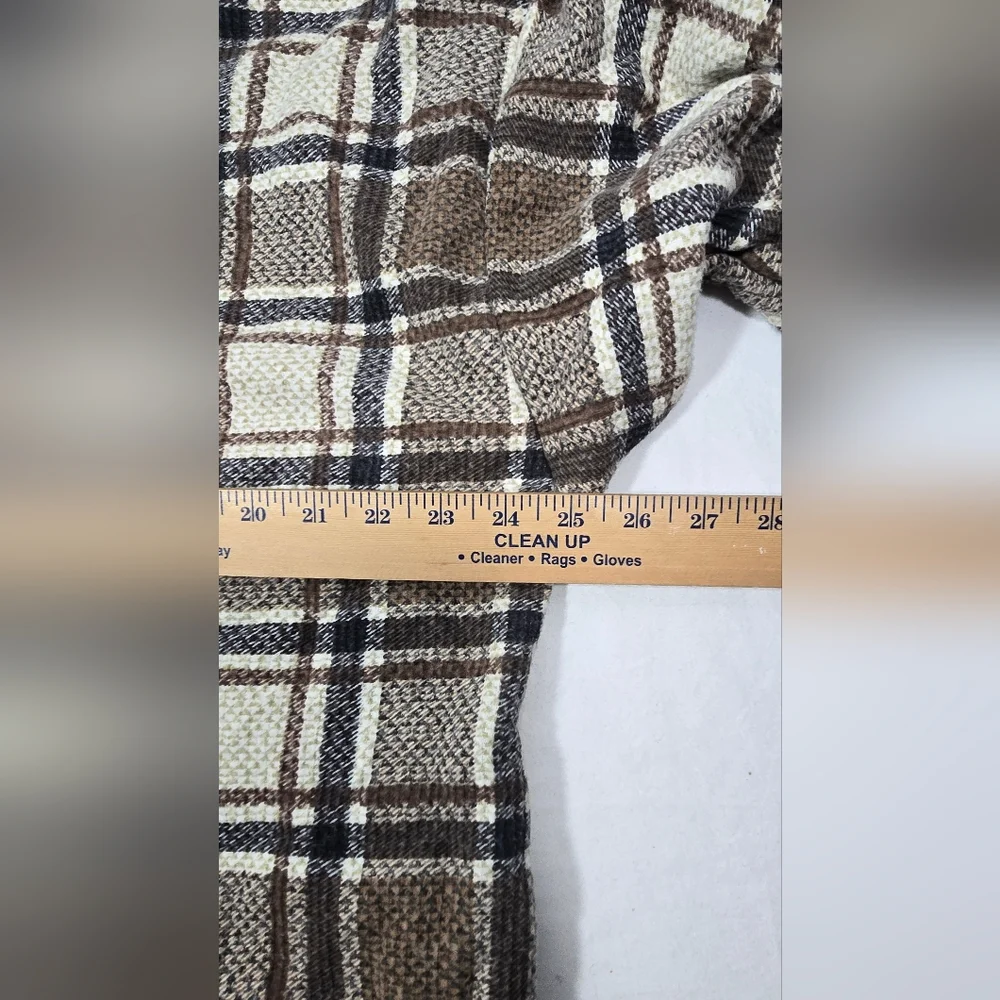 VINTAGE FUBU The Collection Shirt/Sweater LS Men's Adult Extra Large Brown Tan - Picture 10 of 13